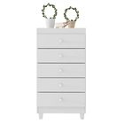 Gaveteiro Infantil 5 Gavetas Madalena Branco