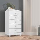 Gaveteiro Infantil 5 Gavetas Madalena Branco