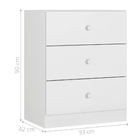 Gaveteiro Infantil Laila Branco