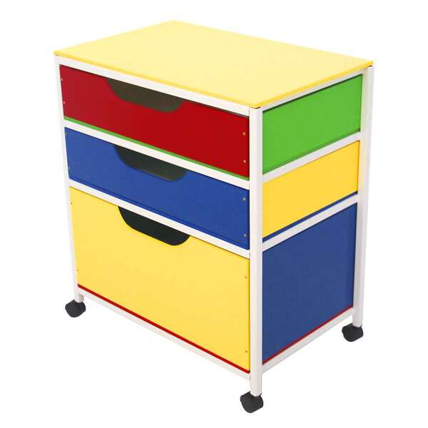 Gaveteiro Infantil Multiuso Enzo Colorida