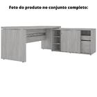 Gaveteiro Interno 3 Gavetas Com Chaves Pe50 Em Mdp Cor Walnut