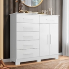 Gaveteiro Kiev Branco 6 Gavetas