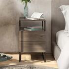 Gaveteiro Legno Tubo Preto Carraro