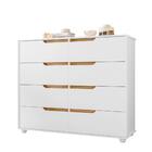 Gaveteiro Lett Branco Nature 8 Gavetas