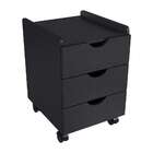 Gaveteiro Lomo 3 Gv Preto