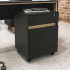 Gaveteiro Los Angeles 2 Gv Preto E Carvalho