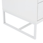 Gaveteiro Madeira Branco 362X55X40 Desingn Ad