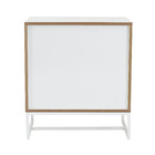 Gaveteiro Madeira Branco 362X55X40 Desingn Ad