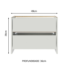 Gaveteiro Madesa Com 2 Gavetas Para Guarda-roupa