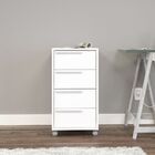 Gaveteiro Maia Com 4 Gavetas Branco - Politorno