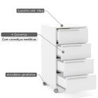 Gaveteiro Maia Com 4 Gavetas Branco - Politorno
