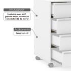 Gaveteiro Maia Com 4 Gavetas Branco - Politorno