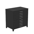 Gaveteiro Mapoteca Para Escritório De Aço Fixa Com 10 Gavetas