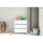 Gaveteiro Mauá 3 Gavetas 60cm - Politorno - Branco