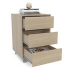 Gaveteiro Mauá 450mm 3 Gavetas Com Rodízios Legno Salinas Pol