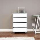 Gaveteiro Mauá 4 Gv Branco