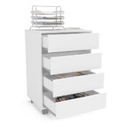 Gaveteiro Mauá 4 Gv Branco