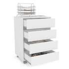 Gaveteiro Mauá 4 Gv Branco