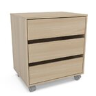 Gaveteiro Mauá 600mm 3 Gavetas Com Rodízios Policomplementos