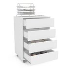 Gaveteiro Mauá 600mm 4 Gavetas Com Rodízios Policomplementos