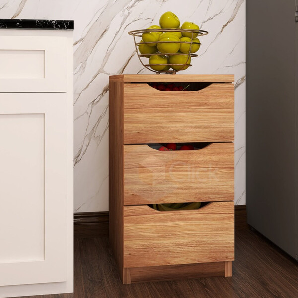 Gaveteiro Mel 3 Gavetas Ajl P/ Todos Ambientes