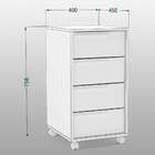 Gaveteiro Melissa 4 Gv Branco