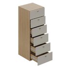 Gaveteiro Modular 45x120 6 Gavetas Frame Cabecasa Madeiraorig