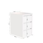 Gaveteiro Modular 50cm Ficus Cabecasa Madeiraoriginals Branco