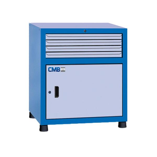 Gaveteiro Modular Grande Com 1 Porta E 4 Gavetas Gav813 Cmb