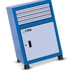 Gaveteiro Modular Pequeno Com 1 Porta E 4 Gavetas Gav613 Cmb