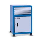 Gaveteiro Modular Pequeno Com 1 Porta E 4 Gavetas Gav613 Cmb