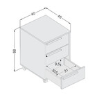 Gaveteiro Multiuso 3 Gavetas Smart Ciplafe