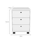 Gaveteiro New 3 Gv Branco