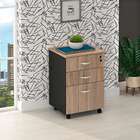 Gaveteiro New City 3 Gv Calvi E Preto