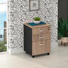 Gaveteiro New City 3 Gv Calvi E Preto