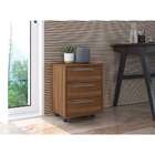 Gaveteiro Office 3 Gv Marrom