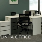 Gaveteiro Office Armário Com Tres Gavetas E Rodízios - Branco