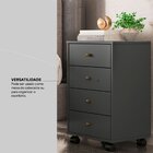 Gaveteiro Office Presence 4 Gavetas Demobile