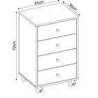 Gaveteiro Office Presence 4 Gavetas Demobile