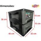 Gaveteiro Organizador 2 Gav Plasnew Resistente 1704 Cinza