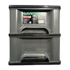 Gaveteiro Organizador 2 Gav Plasnew Resistente 1704 Cinza