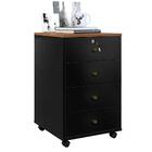 Gaveteiro Organizador 4 Gavetas Natura Preto Intelectual Plus