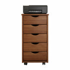 Gaveteiro Organizador Arquivo Escritório 5 Gav Madeira Lagos