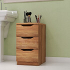 Gaveteiro Organizador Com 03 Gavetas Multiuso Lavabo Premium