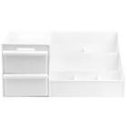 Gaveteiro Organizador Multiuso De Mesas Em Plástico Branco