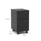 Gaveteiro Osaka 2 Gv Preto