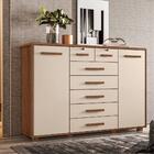 Gaveteiro Oxford Avelã/fendi Metalic