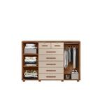 Gaveteiro Oxford Avelã/fendi Metalic