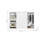 Gaveteiro Oxford Branco Fosco Liso