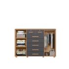 Gaveteiro Oxford Nature/titanium